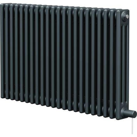 Wholesale Domestic Colosseum Anthracite 600mm x 999mm Horizontal Electric Triple Column Radiator (1/5)