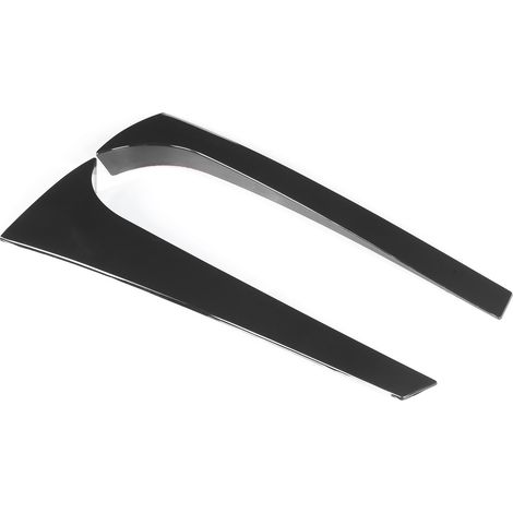 2 pièces Déflecteurs latéraux de lunette arrière Canards d'aileron Remplacement pour Kodiaq 2016-2021 Noir Brillant (1/5)