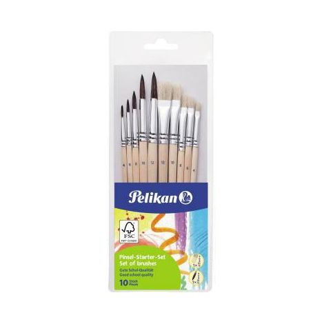 Pelikan Pinsel-Set PI10/SB 700405 sortiert 10 St./Pack. (1/3)