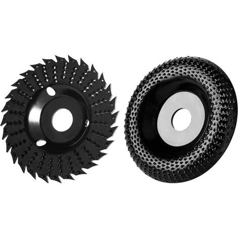 Disque Bois Meuleuse, 125mm Disques de Meuleuses à Rectifier, Disque Abrasif en Bois, Meuleuse d'angle en Carbure de Tungstène, Roues pour Meuleuse d'angle (1/4)