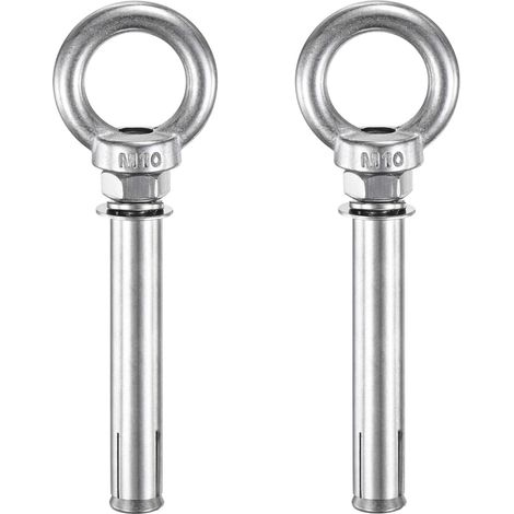 2-Pack Boulons À Oeil Pour Ancrage Béton M10x120mm Acier 304 (1/5)