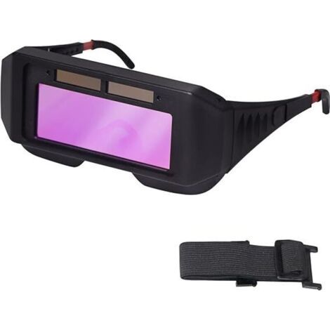 Lunettes de soudage LCD, protection de sécurité, lunettes de sécurité de soudage à réglage automatique de la luminosité (1/5)