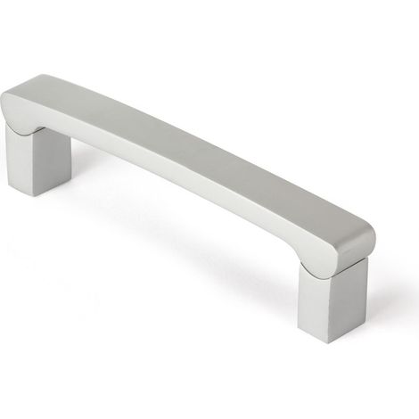 Asa de aluminio con acabado anodizado mate, dimensiones:145x20x35mm y entrepuntos:128mm - (1/5)