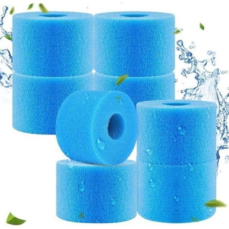 8 pezzi di spugna filtrante tipo S1, schiuma per filtri per piscine, filtro in schiuma per spa e piscine (1/5)
