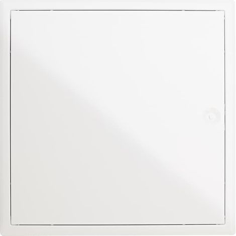 UPMANN Revisionstür Softline Vierkantverschluss Stahl weiß RAL9016 300x300 mm