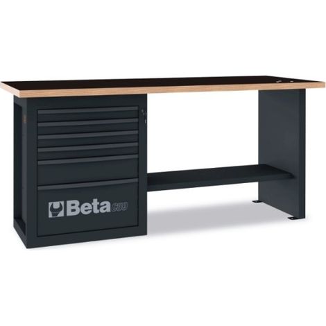Beta C59A Banco da lavoro Endurance con cassettiera - Antracite (1/3)