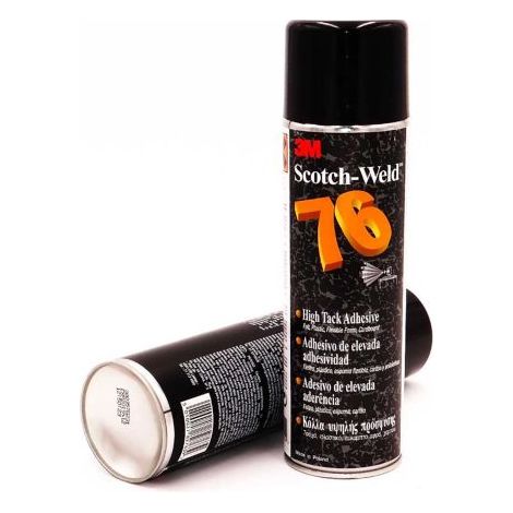 Adhésif Scotch-Weld 76 Beige, Aérosol Boîte 500 ml ( Prix pour 1 )