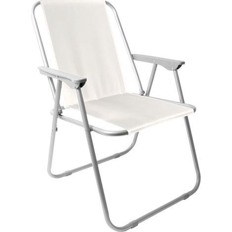 Linder Exclusiv Campingstuhl CS1002 Beige, Klappstuhl, Angel, Angler, Strand Stuhl faltbar Outdoor