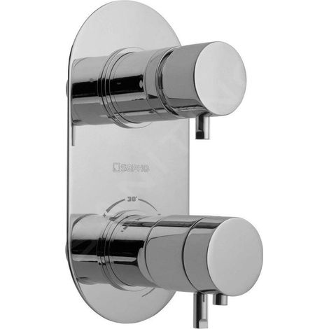 Sapho Rhapsody - Mitigeur thermostatique encastré, 2 sorties, chrome 5585T (1/3)