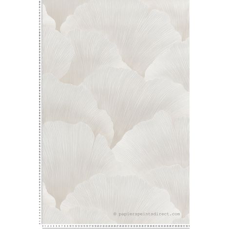Papier peint Contemporain Blanc Maya Montecolino (1/2)