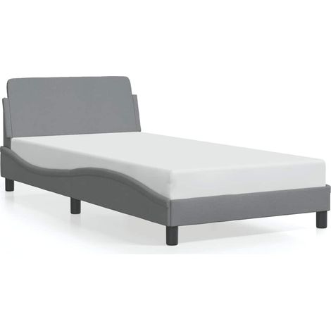 Maison Exclusive - Giroletto Dover Grigio Chiaro 100x200 cm Tessuto (1/5)