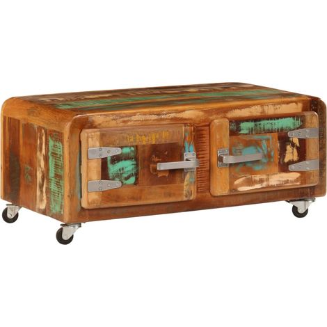 Table basse-Table Salon 85x55x40 cm Bois de récupération massif 576799 (1/5)