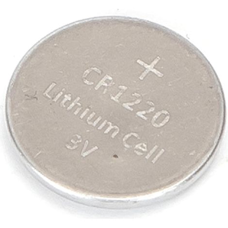 Lot de 5 Piles Bouton CR1220 3 V idéales pour Montres, calculatrices et appareils électroniques. (1/5)