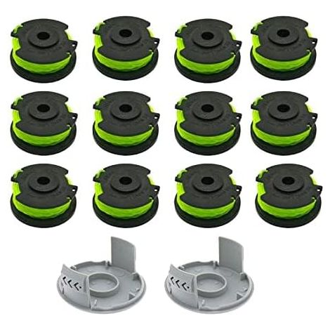 Bobine Fil Débroussailleuse - 12 Pièces - Nylon 2mm - Pour Ryobi 36V RAC142 (1/5)