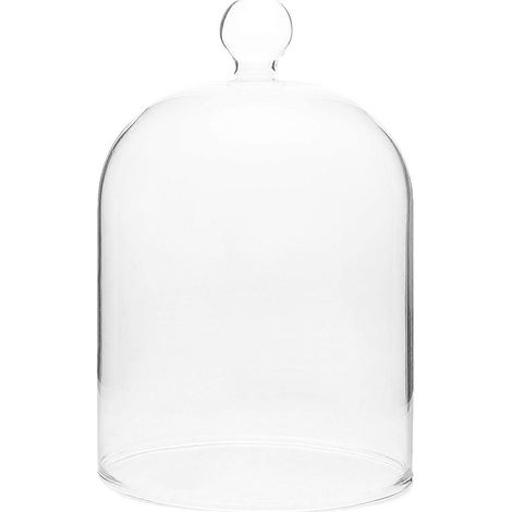 Cloche en verre transparent pour terrarium, idéale pour fleurs séchées, verres de mariage et décoration créative (1 pièce) (1/5)
