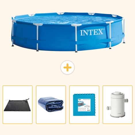 Intex Piscine Tubulaire Ronde - 305x76 cm - 5-pièces  S166 (1/5)