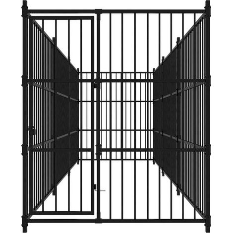 Cage d'extérieur pour chien 450 x 150 x 185 cm