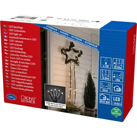 Guirlande Lumineuse à Micro LED, Plastique, 5 W, Blanc, 2904 x 1 x 1 cm (1/4)
