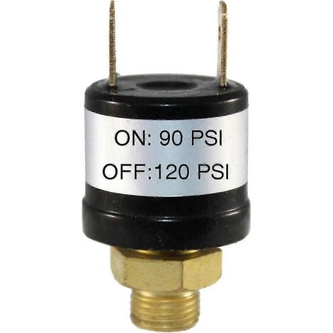 12V/24V Luftkompressor-Druckschalter, 90-120 PSI, für Hupen und Aufhängungen, 1/8" Gewinde.