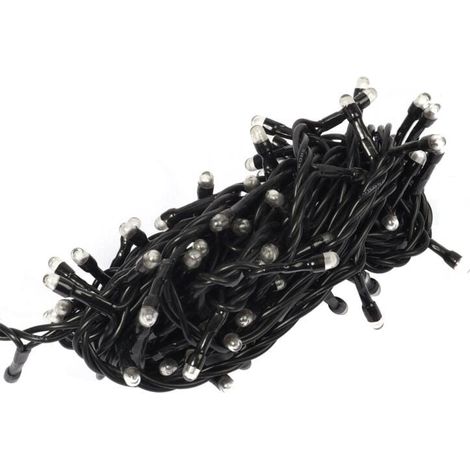 Decorazione luminosa per esterni con 100 LED bianchi - Collegabile, impermeabile, a risparmio energetico (1/5)