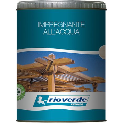 Impregnante ad Acqua per Legno RM 1910 750 ml RIOVERDE - Verde (1/4)