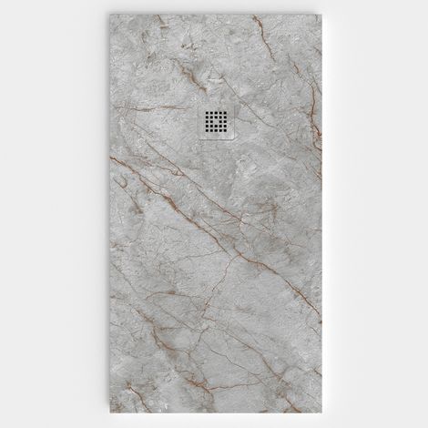 VAROBATH - Receveur de douche 3D 100x200 - Modèle ZARA effet marbre (1/5)