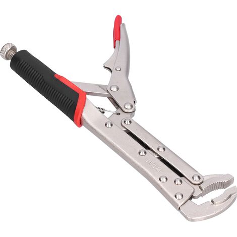 Pinces à verrouillage à mâchoires longues et courbes pour travaux de menuiserie, angle de serrage 80 degrés (1/5)