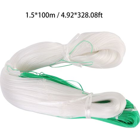 Malla de soporte para plantas climáticas de 1,5 x 100 m, polietileno de alta densidad, 6 hebras, kit de cultivo para jardín. (1/5)