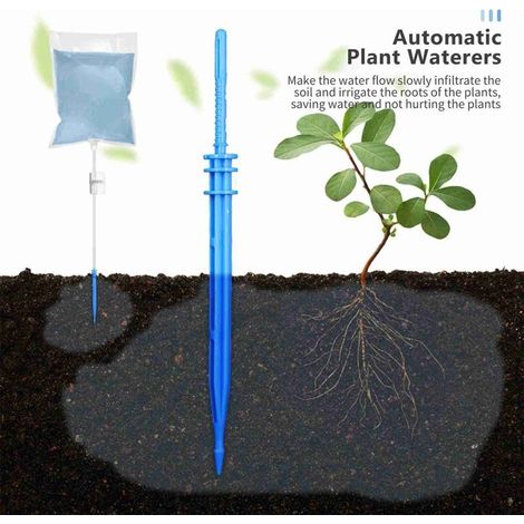 Abreuvoir automatique pour plantes, grande capacité, pointes d'arrosage automatique, Kit d'irrigation goutte à goutte avec vanne de contrôle pour intérieur et extérieur en pot 2L (1/5)
