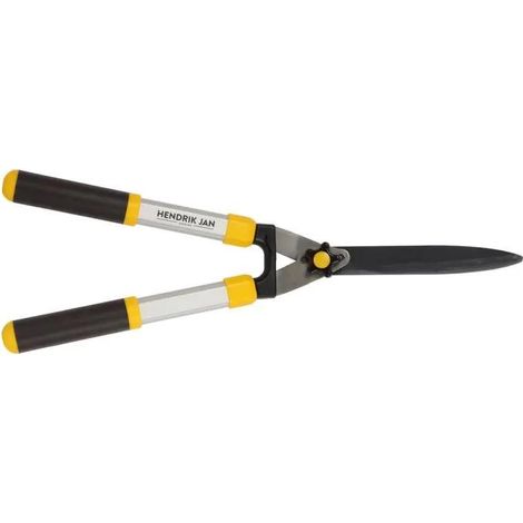 Taille-haie manuel télescopique en aluminium avec lames ondulées pour jardin 60 cm - PANGIVO