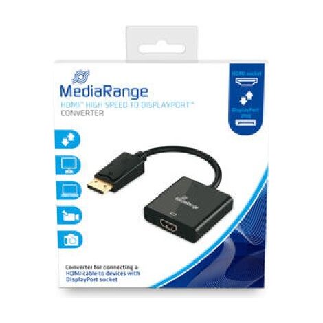 MEDIARANGE MRCS177 - 0,2 m - DisplayPort - HDMI - Männlich - Weiblich - Gerade