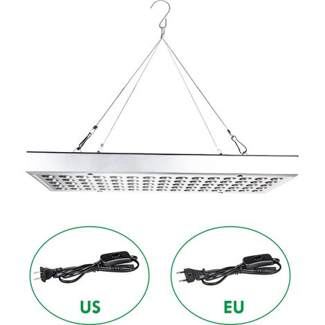 Panneau lumineux LED amélioré pour plante, interface parallèle 45w, pleine lumière Pu + lumière du soleil, peut être commuté en cas de panne de courant