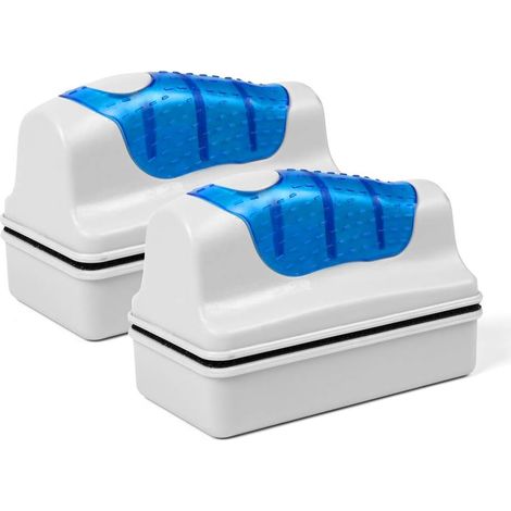 Nettoyeur Aquarium - Grattoir Magnetique Anti-algues - Pour Vitres Aquariophilie - 1 Unite (1/5)
