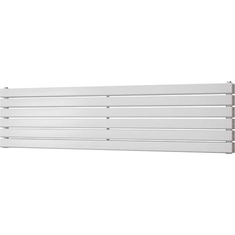 Typhoon Axis - White Horizontal Radiator H408mm x W1600mm Double Panel