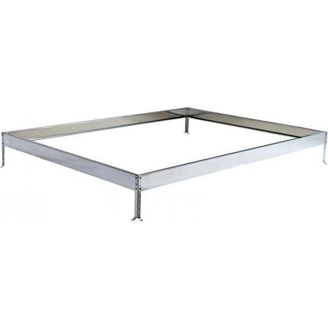 Dema – Élément de fondation pour serre – Ancrage solide au sol – Version galvanisée – Dimensions 2510 x 1900 mm – Poids 8,8 kg - D47005