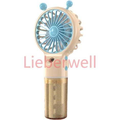 Portable Misting Fan, Rechargeable Battery Water Spray Fan, Foldable Personal Mini Fan for Travel, Makeup, Home, Office, Camping (1/5)