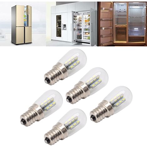 Ampoule LED E12 pour réfrigérateur et hotte aspirante, culot à vis E12, lumière blanche (1/5)