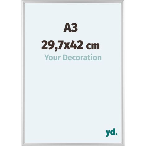 yd. - Cadre photo A3 29.7x42 - Argent Mat - Aluminium - Aurora (1/5)