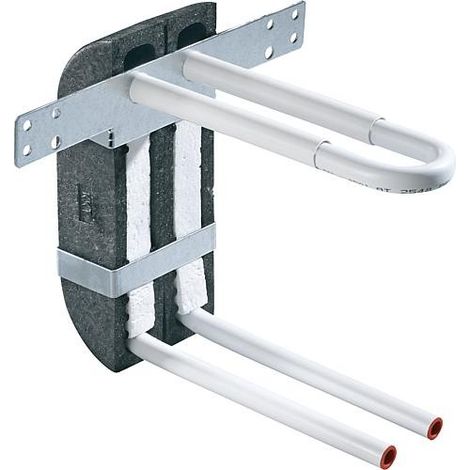 Boîtier mural en EPP un.coudée tube multi 16 x 2,0mm, H 240mm en U boî.iso inc (1/2)
