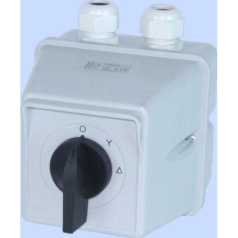 Elektromet Stern-Dreieckschalter 3-polig 63A IP44