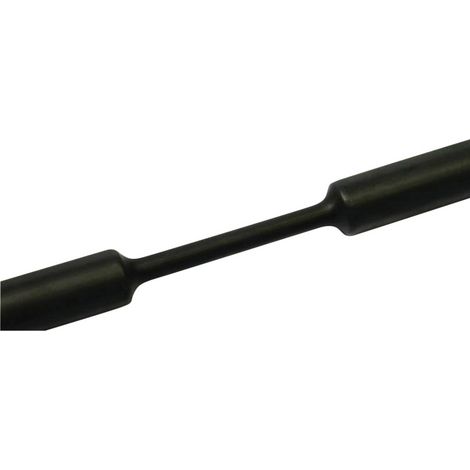 HellermannTyton 319-00150 Schrumpfschlauch ohne Kleber Schwarz 1.50 mm 0.50 mm Schrumpfrate:3:1 1 m (1/2)