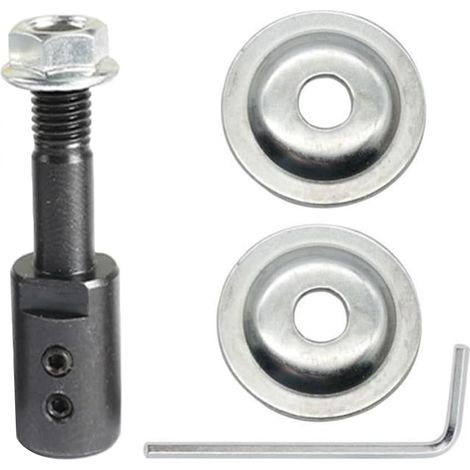 Adaptador de eje de motor de 10 mm para lijadora, pulidora, amoladora, muela abrasiva y herramienta rotativa.