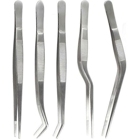 Lot de 5 pinces à barbecue, pinces de cuisine innovantes pour la manipulation des aliments (1/4)
