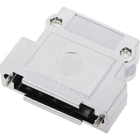 encitech DFCK 25-M-K 1520-0105-03 Guscio SUB-D Numero Poli (num): 25 Plastica metallizzata 180 ° Argento 1 pz.