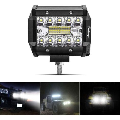 Barre lumineuse LED 60W 10800LM – étanche IP67 – Pour véhicules hors route, camions, SUV, bateaux – Tension 10-48V – Installation facile (1/5)