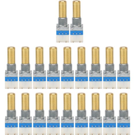 20 pièces interrupteurs de volume en alliage d'aluminium pour talkies-walkies UV5R BF-888S TK3107 (1/5)
