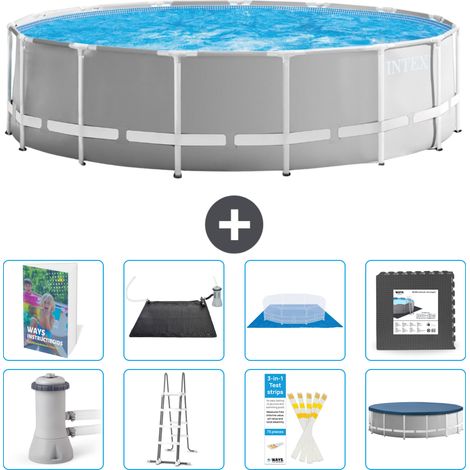Prism Frame Pool Rund - 457x122 cm - 9-teilig S543