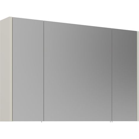 Badezimmerschrank mit Spiegel "Arno 100" – 100 x 16 x 66 cm – Cashmere (1/5)