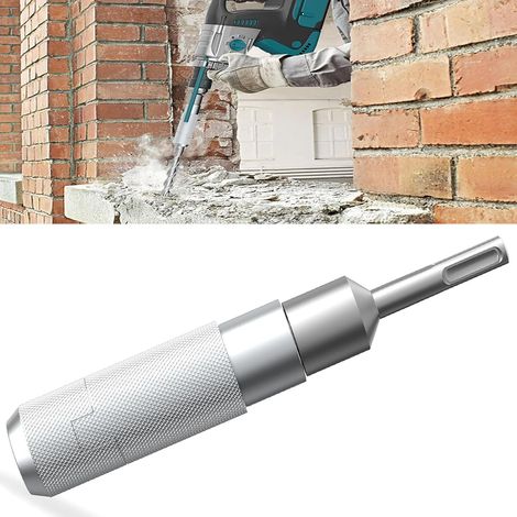 Adaptateur SDS Plus vers SDS Max, Rallonge SDS 200mm pour Prolonger la Longueur de Travail des Forets Connecteur pour Marteaux-Piqueurs et Outils (1/5)