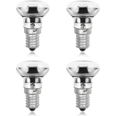 30w E14 R39 Lava Lamp Reflector Lamp, Dimmable E14 Base R39 Heat Lamp, Ac220-240v4 Pack (1/4)